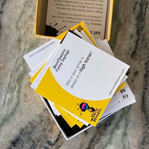 Word Teasers Funny Sayings - cards - Picture 4 of 5